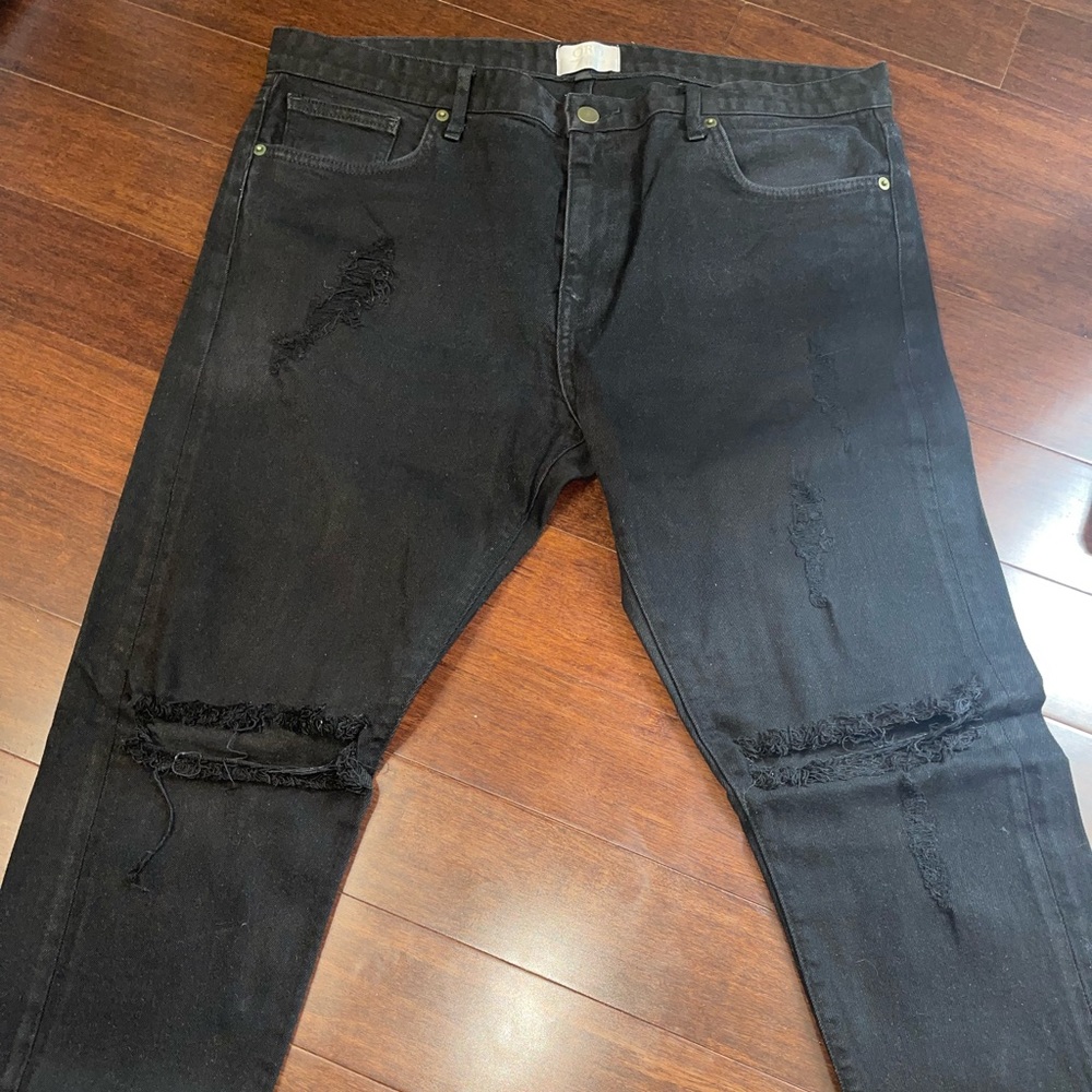 ORO Los Angeles Men’s Distressed Denim